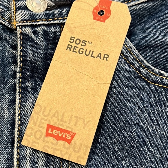 NWT Levi’s 505 Jeans Sz 34x29 - Picture 6 of 8